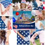 USA Flag Temporary Tattoo Sleeve for Celebrations
