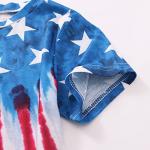 DDSOL Kids Boys T-Shirts American Flag Shirts 4th of July Toddler Short Sleeve Patriotic Tops Tees Clothes 8 Years