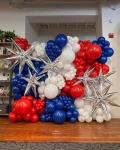Red, White, and Blue Party Balloon Pack – 50 Pcs