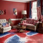 Patriotic Stars and Stripes Eagle USA Flag Tin Sign for Home Bedroom Man Cave Garage 4th of July Memorial Day Independence Day Decor 8 X 12 Inch (3704)