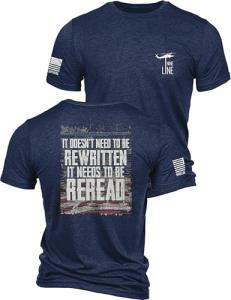 Not ReWritten Navy Patriotic Triblend T-Shirt