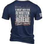 Not ReWritten Navy Patriotic Triblend T-Shirt