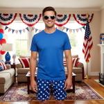 Fsmiling Bulk American Sunglasses USA Flag Sunglasses Patriotic Glasses for Adults 4th Of July-10Pack