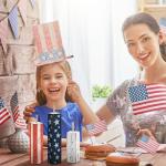 Amyhill 3 Pcs USA 250th Anniversary Wooden Table Decorations Patriotic Table Centerpieces Independence Day Wood Firework Fourth of July Desk Signs for Home Farmhouse Decor(Classic Style)