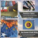 American Veteran Flag 3x5 Ft Outdoor American Eagle Military Flag Double Sided Mirror Print Memorial Day 4th of July Independence Day Flags for House Indoor Outside Yard Patriotic Banner Decor