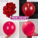 Red Latex Balloons - 100 Pack for Patriotic Events