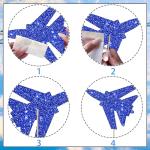 Air Force Centerpiece Sticks Glitter Military Airplane Decorations 12PCS Air Force Pilot Table Toppers Flight Sunglasses US Star Centerpieces for Fighter Jet Patriotic Theme Birthday Party Supplies