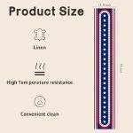 OHOME 4th of July Decorations - Patriotic USA Stars Table Runner for Home | Memorial Day Decorations - 250 America Anniversary Fourth of July Accessories Decor Party Supplies Indoor Outdoor