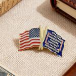 250th Anniversary USA Lapel Pins Brooches 1776-2026 Celebration Patriotic American Flag Badge 4th of July Accessories Gift