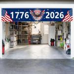 Probsin Large 250th Anniversary Banner 120" x 20" 1776-2026 250 Years Birthday America Flag Eagle Patriotic Party Supplies Home Decorations for Outdoor, Indoor, Yard, Garden, Porch, Lawn