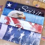 chiazllta 4PCS Independence Day Church Banners for Sanctuary Wall 4th Of July Religious Hanging Backdrop Christian Bible Verse Banner Patriotic American Flag Porch Signs for Sunday School Decoration