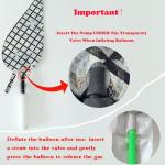 Disco Ball Balloons Inflatable Red White and Blue Disco Balls Balloons USA America Patriotic Memorial Spider Themed Balloon Arch Decor Veterans Day Birthday Party Decorations Supplies for Men Women