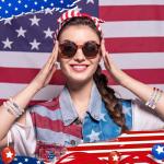 Highergo 24 Pcs 250th Anniversary USA Bracelet Bulk 4th of July Wristband American Patriotic Independence Day Party Favor Gift (Fresh)