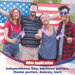 BUWUSMU 36 Pcs Star Shaped Sunglasses Bulk, 4th of July Star Glasses, Patriotic Glasses for Independence Day Party Favors