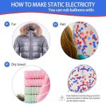 Red White Blue Latex Balloons 68 Pack, 12 Inch Patriotic Balloons with Confetti, Party Decorations for 4th of July, Independence Day, Graduation, Birthday, Air Helium Fill.