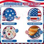ITTEBISS 48Pcs 4th of July Plates, 4th of July Decorations American Flag Patriotic Party Supplies Disposable Paper Plates for Memorial Day Veterans Day Independence Day Party Decorations