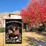 12X18INCH 250th Anniversary USA 1776-2026,Eagle Cross Design One Nation Under God Garden Flag Patriotic Signs Hanging Decor Outdoor Yard Decor (L)