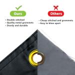 Probsin Large 250 Anniversary USA Banner 120" x 20" 250 Years America Eagle Flag 1776-2026 Patriotic Party Supplies Home Decorations for Outdoor, Indoor, Yard, Garden, Porch, Lawn