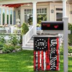 Shuitouk We The People 1776 Garden Flag Vintage Betsy Ross Patriotic Amercian Garden Flag Memorial Day 4th of July Yard Signs Garden Flags for Outside 12x18 Inch Double Sided Outdoor House Decorations