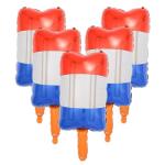 Soochat Patriotic Balloons 4th of July Balloons Ice Cream Balloon Popsicles Foil Balloon for 4th of July Independence Day Birthday Party Decorations 5 Pcs