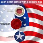 Butizone 20 FT Heavy Duty Aluminum Flag Pole Kit, 14 Gauge Extra Thick Outdoor Flagpole with 3x5 American Flag, Six-Section Design with Durable Alloy Clips for Home and Business Use