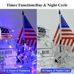 cshare Red White and Blue Lights Battery Operated, 4th of July Lights with Timer Outdoor Waterproof 9.8ft 30 LED for 4th of July Independence Day Decorations Garland Party Garden