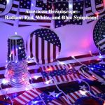 cshare Red White and Blue Lights Battery Operated, 4th of July Lights with Timer Outdoor Waterproof 9.8ft 30 LED for 4th of July Independence Day Decorations Garland Party Garden