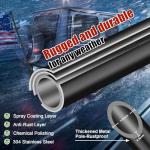 Truck Flag Pole with Hitch Holder – 6FT Heavy Duty Flagpole Kit for 2" Tow Hitch, Dual Angle Mount, Windproof Sleeve for Trucks, Jeep,Trailer – for Tailgating,Parades,Off-Road Flag Display