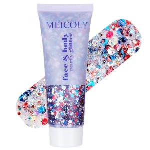 USA Flag Face and Body Glitter Gel 50ml