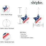 Patriotic Star Earrings for Independence Day Celebration