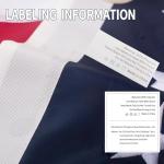 American Flag Heavy Duty Outdoor - All-Weather US Flag with Embroidered Stars, Sewn Stripes & Brass Grommets for High Wind, UV Fade Resistant (3x5FT)