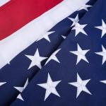 Premium 150D Heavy Duty American Flag 3X5 - Outdoor US Flag with Water Resistance, Canvas Embroidered Stars and Brass Grommets, High Wind Suitable