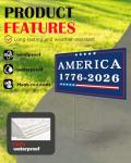NENOWOND 250th Anniversary Yard Sign with H Stakes – America 1776–2026 Patriotic 250th Birthday Decorations for Lawn, Garden, Yard & Parade (2 Pack)