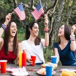 Moon Boat 144PCS 4th/Fourth of July Accessories Party Favors: Patriotic Silicone Rubber Bracelets Bulk USA Flag Wristbands American Memorial Day Decorations Gifts Supplies