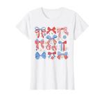 Red, White & Blue Retro July 4th T-Shirt