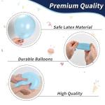 Red and Blue Balloons,12 Inch Navy Blue Macaron Blue and Dark Blue with Matte Red Balloons,for Birthday Wedding Baby Shower Theme Party Decorations