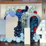 Red and Blue Balloons,12 Inch Navy Blue Macaron Blue and Dark Blue with Matte Red Balloons,for Birthday Wedding Baby Shower Theme Party Decorations