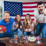 DoubleFill 6 Pcs 4th of July Table Decorations Memorial Day Centerpiece Wooden Patriotic Table Sign American 250th Anniversary Gnome Wooden Sign Retro Wood Block for Independence Day Home Party Decor