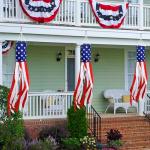 3 Pack 60 Inch Large American Flag Windsocks with Red White Blue Lights, 250th Anniversary USA Patriotic Wind Sock Memorial Day Decorations Outdoor 4th of July Decor Independence Day Outside Yard