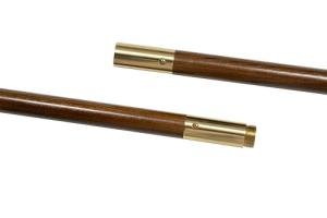 FRF FLAG Indoor Flagpole 8 FT, Wood Flagpole Dark Brown, Oak Flag Pole, Fits Indoor Flag Sets and Display Sets