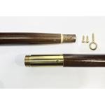 FRF FLAG Indoor Flagpole 8 FT, Wood Flagpole Dark Brown, Oak Flag Pole, Fits Indoor Flag Sets and Display Sets