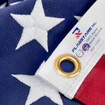 Sturdy American Flag 3x5 Ft Outdoor Heavy Duty,100% Made in USA American Flags ,Non Fading American Flags for Outside 3x5,Embroidered American Flag,3 by 5 America Flags Best High Wind all Weather US Flag,Indestructible America Flag Sewn Stripes and Embroidered Stars