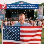 Sturdy American Flag 3x5 Ft Outdoor Heavy Duty,100% Made in USA American Flags ,Non Fading American Flags for Outside 3x5,Embroidered American Flag,3 by 5 America Flags Best High Wind all Weather US Flag,Indestructible America Flag Sewn Stripes and Embroidered Stars