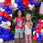 Red White and Blue Balloon Garland Arch Kit, 140Pcs Blue Red White 4th of July Balloons for Patriotic Decorations 4th of July Memorial Day Graduation Baseball Birthday Party Decorations