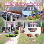 2PCS 250th Anniversary USA Flag, 1.5X3 FT 1776-2026 Fan Flags, 2 Ply Year American Anniversary Flag for Wall, Front Door, Porch, Fence, Outdoor Decorations (Style 1)