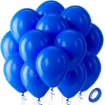 Royal Blue 12" Latex Balloons - 100 Pack