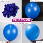 Royal Blue 12" Latex Balloons - 100 Pack