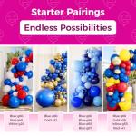 Royal Blue 12" Latex Balloons - 100 Pack