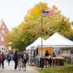 20Ft Telescoping Flag Pole with US Flags & Ball Top