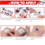 85 PCS USA Temporary Tattoos for Patriotic Celebrations